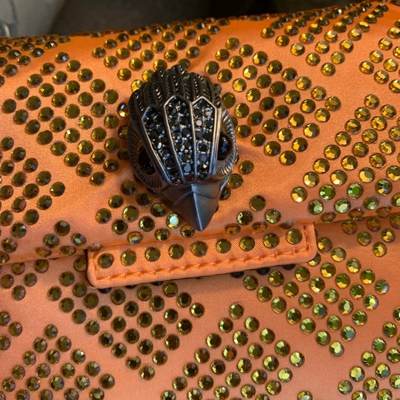 Authentic KURT GEIGER LONDON CRYSTAL COTTON CONVERTIBLE CROSBY/SHOULDER - Picture 4 of 15